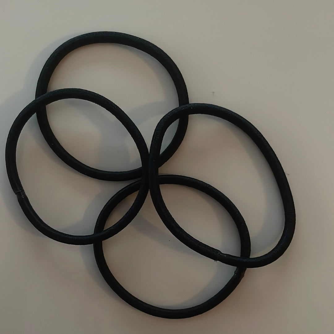 anti hoofdluis haarelastiekjes (zwart)